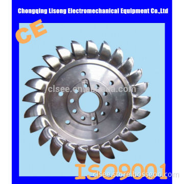 pelton turbine generator / water turbine / stainless steel runner
